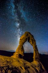 Delicate Arch and Milky Way