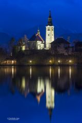 Church On The island Of bled lake By vyacheslav