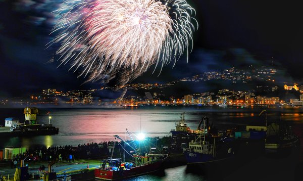 Matariki Fireworks - Wellington New Zealand